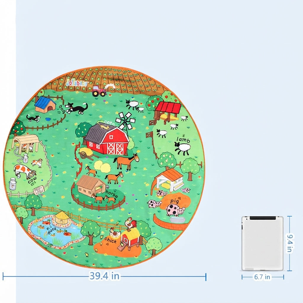 Baby Baby Play Blanket Early Education Animal Toys